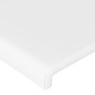 vidaXL Bettgestell mit Kopfteil Weiß 180x200 cm Kunstleder vidaXL Bettgestell mit Kopfteil Weiß 180x200 cm Kunstleder