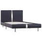 Bettgestell Schwarz Kunstleder 90 x 200 cm Bettgestell Schwarz Kunstleder 90 x 200 cm
