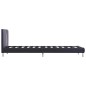 Bettgestell Schwarz Kunstleder 90 x 200 cm Bettgestell Schwarz Kunstleder 90 x 200 cm