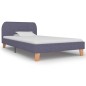 vidaXL Bettgestell Hellgrau Stoff 90×200 cm vidaXL Bettgestell Hellgrau Stoff 90×200 cm