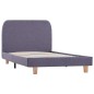 vidaXL Bettgestell Hellgrau Stoff 90×200 cm vidaXL Bettgestell Hellgrau Stoff 90×200 cm