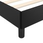 vidaXL Bettgestell mit Kopfteil Schwarz 160x200 cm Kunstleder vidaXL Bettgestell mit Kopfteil Schwarz 160x200 cm Kunstleder