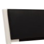 LED-Bettgestell Weiß und Schwarz Kunstleder 90×200 cm LED-Bettgestell Weiß und Schwarz Kunstleder 90×200 cm