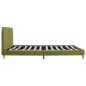 Bettgestell Grün Stoff 160x200 cm Bettgestell Grün Stoff 160x200 cm