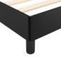 vidaXL Bettgestell mit Kopfteil Schwarz 90x190 cm Kunstleder vidaXL Bettgestell mit Kopfteil Schwarz 90x190 cm Kunstleder
