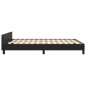 vidaXL Bettgestell mit Kopfteil Schwarz 140x190 cm Kunstleder vidaXL Bettgestell mit Kopfteil Schwarz 140x190 cm Kunstleder