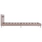 vidaXL Bettgestell mit LED Cappuccino-Braun Kunstleder 90x200 cm vidaXL Bettgestell mit LED Cappuccino-Braun Kunstleder 90x200 cm