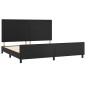 vidaXL Bettgestell mit Kopfteil Schwarz 200x200 cm Kunstleder vidaXL Bettgestell mit Kopfteil Schwarz 200x200 cm Kunstleder
