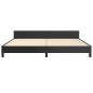 vidaXL Bettgestell mit Kopfteil Schwarz 200x200 cm Kunstleder vidaXL Bettgestell mit Kopfteil Schwarz 200x200 cm Kunstleder