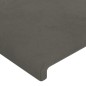 vidaXL Bettgestell mit Kopfteil Dunkelgrau 80x200 cm Samt vidaXL Bettgestell mit Kopfteil Dunkelgrau 80x200 cm Samt