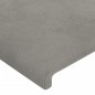 vidaXL Bettgestell mit Kopfteil Hellgrau 90x190 cm Samt vidaXL Bettgestell mit Kopfteil Hellgrau 90x190 cm Samt