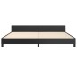 vidaXL Bettgestell mit Kopfteil Schwarz 200x200 cm Kunstleder vidaXL Bettgestell mit Kopfteil Schwarz 200x200 cm Kunstleder