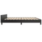 vidaXL Bettgestell mit Kopfteil Schwarz 200x200 cm Kunstleder vidaXL Bettgestell mit Kopfteil Schwarz 200x200 cm Kunstleder