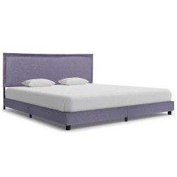 Bettgestell Hellgrau Stoff 180x200 cm