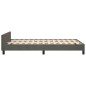 vidaXL Bettgestell mit Kopfteil Dunkelgrau 120x200 cm Samt vidaXL Bettgestell mit Kopfteil Dunkelgrau 120x200 cm Samt