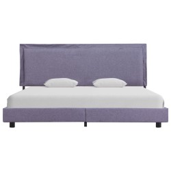 Bettgestell Hellgrau Stoff 180x200 cm