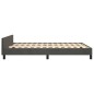 vidaXL Bettgestell mit Kopfteil Dunkelgrau 140x190 cm Samt vidaXL Bettgestell mit Kopfteil Dunkelgrau 140x190 cm Samt