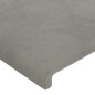 vidaXL Bettgestell mit Kopfteil Hellgrau 140x200 cm Samt vidaXL Bettgestell mit Kopfteil Hellgrau 140x200 cm Samt