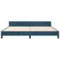 vidaXL Bettgestell mit Kopfteil Dunkelblau 200x200 cm Samt vidaXL Bettgestell mit Kopfteil Dunkelblau 200x200 cm Samt
