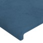 vidaXL Bettgestell mit Kopfteil Dunkelblau 200x200 cm Samt vidaXL Bettgestell mit Kopfteil Dunkelblau 200x200 cm Samt