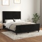 vidaXL Bettgestell mit Kopfteil Schwarz 140x190 cm Samt vidaXL Bettgestell mit Kopfteil Schwarz 140x190 cm Samt