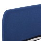Bettgestell Blau Stoff 180x200 cm Bettgestell Blau Stoff 180x200 cm
