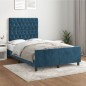 vidaXL Bettgestell mit Kopfteil Dunkelblau 120x200 cm Samt vidaXL Bettgestell mit Kopfteil Dunkelblau 120x200 cm Samt