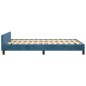 vidaXL Bettgestell mit Kopfteil Dunkelblau 120x200 cm Samt vidaXL Bettgestell mit Kopfteil Dunkelblau 120x200 cm Samt