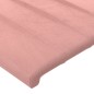 vidaXL Bettgestell mit Kopfteil Rosa 160x200 cm Samt vidaXL Bettgestell mit Kopfteil Rosa 160x200 cm Samt