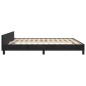 vidaXL Bettgestell mit Kopfteil Schwarz 160x200 cm Samt vidaXL Bettgestell mit Kopfteil Schwarz 160x200 cm Samt