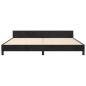 vidaXL Bettgestell mit Kopfteil Schwarz 200x200 cm Samt vidaXL Bettgestell mit Kopfteil Schwarz 200x200 cm Samt