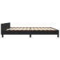 vidaXL Bettgestell mit Kopfteil Schwarz 200x200 cm Samt vidaXL Bettgestell mit Kopfteil Schwarz 200x200 cm Samt