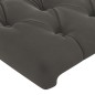 vidaXL Bettgestell mit Kopfteil Dunkelgrau 140x190 cm Samt vidaXL Bettgestell mit Kopfteil Dunkelgrau 140x190 cm Samt