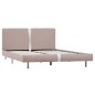 Bettgestell Cappuccino-Braun Kunstleder 140x200 cm Bettgestell Cappuccino-Braun Kunstleder 140x200 cm