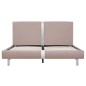Bettgestell Cappuccino-Braun Kunstleder 140x200 cm Bettgestell Cappuccino-Braun Kunstleder 140x200 cm