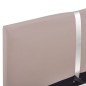Bettgestell Cappuccino-Braun Kunstleder 140x200 cm Bettgestell Cappuccino-Braun Kunstleder 140x200 cm