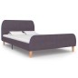 Bettgestell Taupe Stoff 120x200 cm Bettgestell Taupe Stoff 120x200 cm