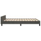vidaXL Bettgestell mit Kopfteil Dunkelgrau 140x200 cm Samt vidaXL Bettgestell mit Kopfteil Dunkelgrau 140x200 cm Samt