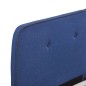 vidaXL Bettgestell Blau Stoff 180x200 cm vidaXL Bettgestell Blau Stoff 180x200 cm