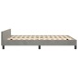 vidaXL Bettgestell mit Kopfteil Hellgrau 140x200 cm Samt vidaXL Bettgestell mit Kopfteil Hellgrau 140x200 cm Samt
