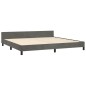 vidaXL Bettgestell mit Kopfteil Dunkelgrau 200x200 cm Samt vidaXL Bettgestell mit Kopfteil Dunkelgrau 200x200 cm Samt