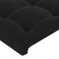 vidaXL Bettgestell mit Kopfteil Schwarz 120x200 cm Samt vidaXL Bettgestell mit Kopfteil Schwarz 120x200 cm Samt