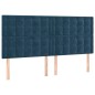 vidaXL Bettgestell mit Kopfteil Dunkelblau 200x200 cm Samt vidaXL Bettgestell mit Kopfteil Dunkelblau 200x200 cm Samt