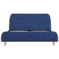 Bettgestell Blau Stoff 140 x 200 cm Bettgestell Blau Stoff 140 x 200 cm