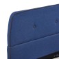 Bettgestell Blau Stoff 140 x 200 cm Bettgestell Blau Stoff 140 x 200 cm