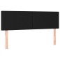 vidaXL Boxspringbett mit Matratze Schwarz 140x200 cm Stoff vidaXL Boxspringbett mit Matratze Schwarz 140x200 cm Stoff