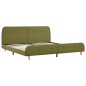 Bettgestell Grün Stoff 180x200 cm Bettgestell Grün Stoff 180x200 cm