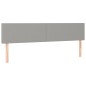 vidaXL Boxspringbett mit Matratze Hellgrau 180x200 cm Stoff vidaXL Boxspringbett mit Matratze Hellgrau 180x200 cm Stoff