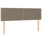 vidaXL Boxspringbett mit Matratze Taupe 140x200 cm Stoff vidaXL Boxspringbett mit Matratze Taupe 140x200 cm Stoff