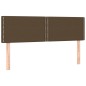 vidaXL Boxspringbett mit Matratze Dunkelbraun 140x190 cm Stoff vidaXL Boxspringbett mit Matratze Dunkelbraun 140x190 cm Stoff